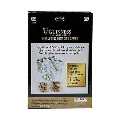 Front Porch Classics Guinness Pub Game Series - World's 20 Best Dice Games