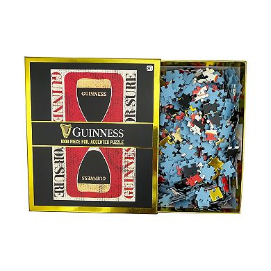 Front Porch Classics Guinness Foil Accented Puzzle - Retro: 1000 Pieces