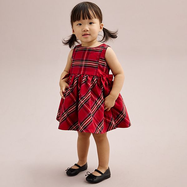 Toddler Girl Carter's Plaid Sateen Dress