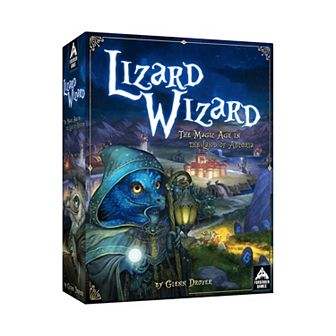 University Games Lizard Wizard Premium Edition Blue Box Set Board Game