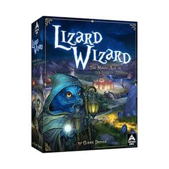 University Games Lizard Wizard Premium Edition Blue Box Set Board Game