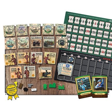 Front Porch Games Railroad Rivals The Robber Baron Expansion - Premium Edition