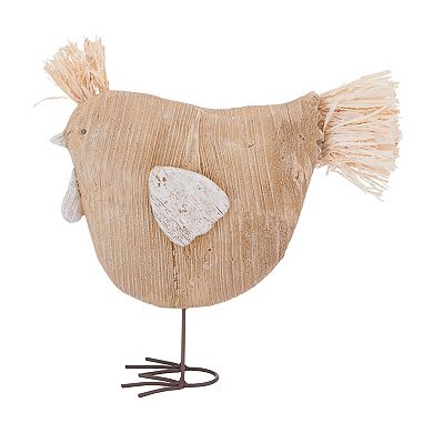 Elements Rustic Chicken Table Decor