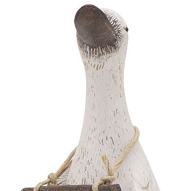 Elements Welcome Duck Figurine Table Decor