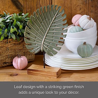 Elements Leaf Table Decor