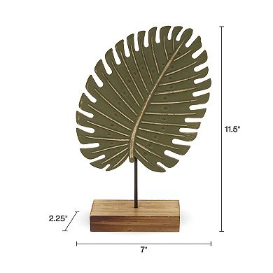 Elements Leaf Table Decor