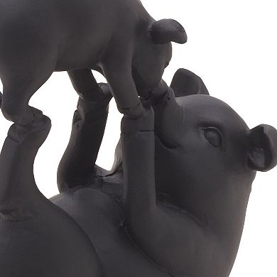 Elements Mother & Baby Pig Statue Table Decor
