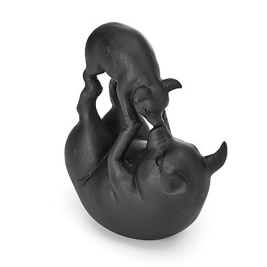Elements Mother & Baby Pig Statue Table Decor