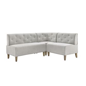Linon Adler Nook Bench 3 pc Set