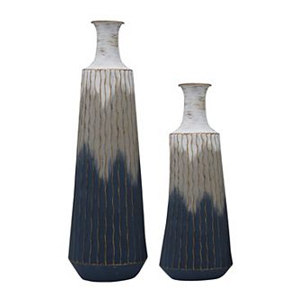 Elements Ombre Decorative Vase Floor Decor 2 pc Set