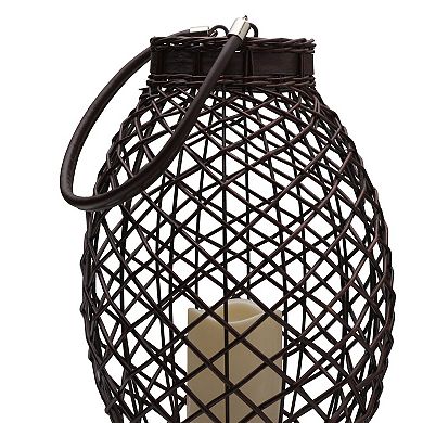 Elements Openwork LED Candle Lantern Floor Decor 2-piece Set