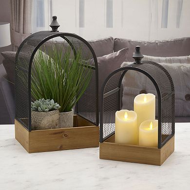 Elements Decorative Cage Floor Decor 2-piece Set