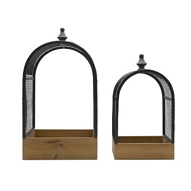 Elements Decorative Cage Floor Decor 2-piece Set