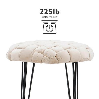 Linon Shadbury Round Stool