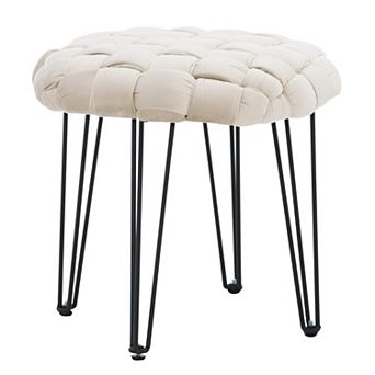 Linon Shadbury Round Stool