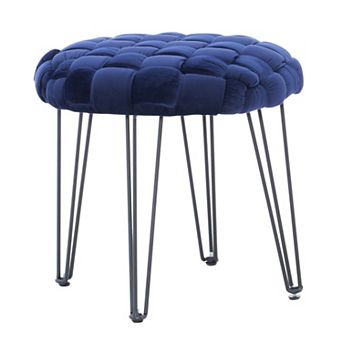 Linon Shadbury Round Stool