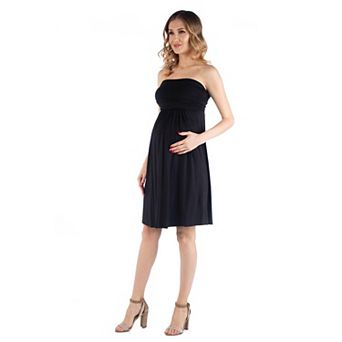 Maternity 24Seven Comfort Apparel Strapless Mini Dress