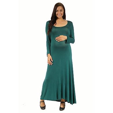 Maternity 24Seven Comfort Long Sleeve Maxi Dress