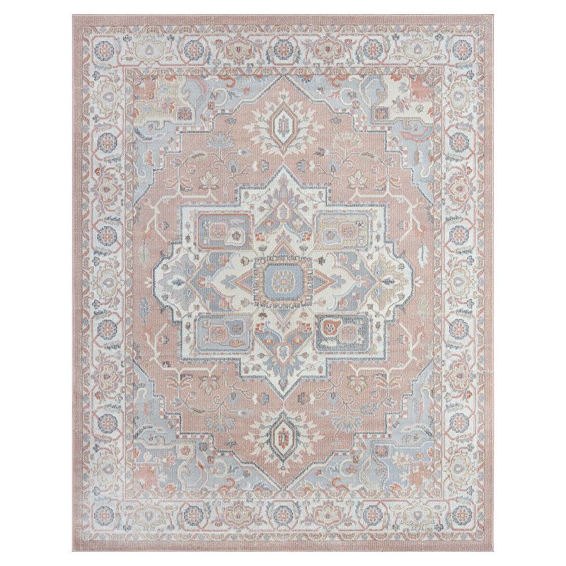 Khl Rugs Anabella Pink Traditional Rug, 8X10 Ft