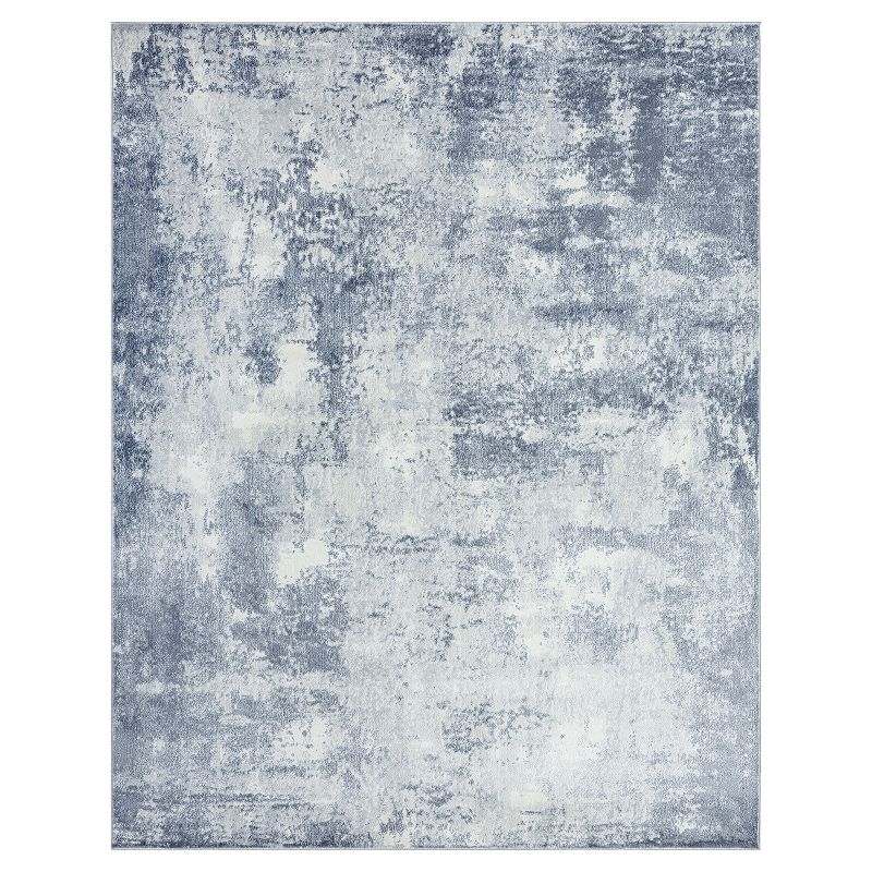 Khl Rugs Angel Navy Contemporary Rug, Blue, 8X10 Ft