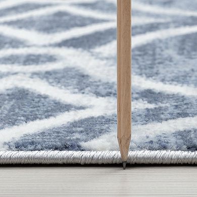 Khl Rugs Alverta Navy Transitional Rug