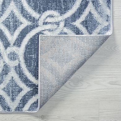 Khl Rugs Alverta Navy Transitional Rug