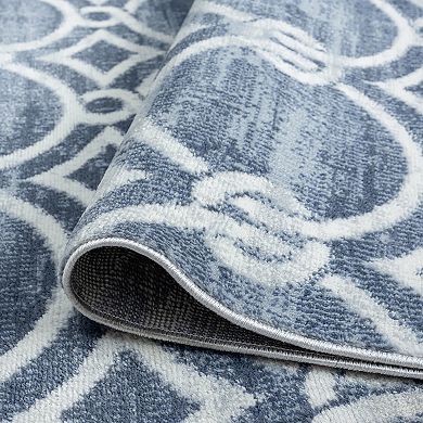 Khl Rugs Alverta Navy Transitional Rug