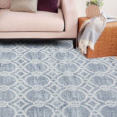 Khl Rugs Alverta Navy Transitional Rug