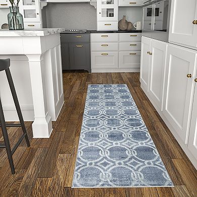 Khl Rugs Alverta Navy Transitional Rug
