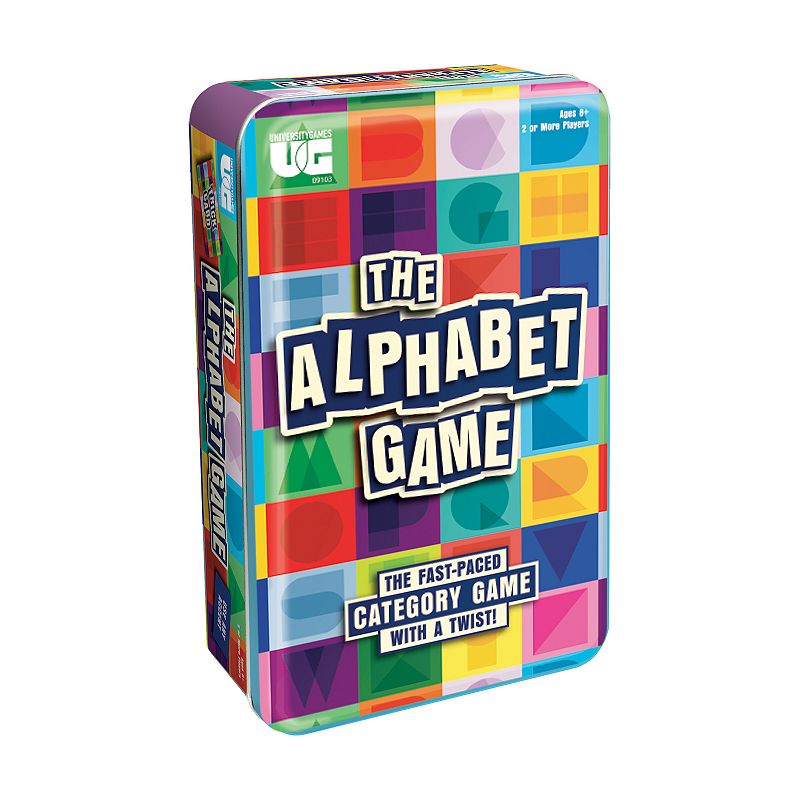 Front Porch Games The Alphabet Game Tin, Multicolor