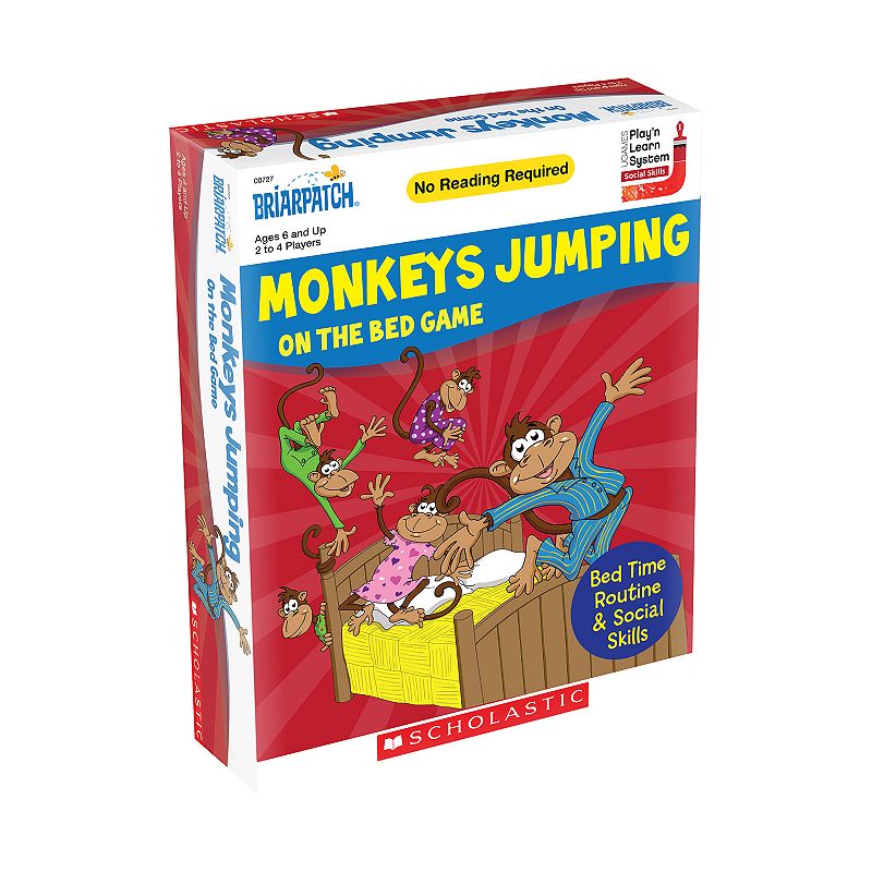 Briarpatch Scholastic Monkeys Jumping on the Bed Game, Multicolor
