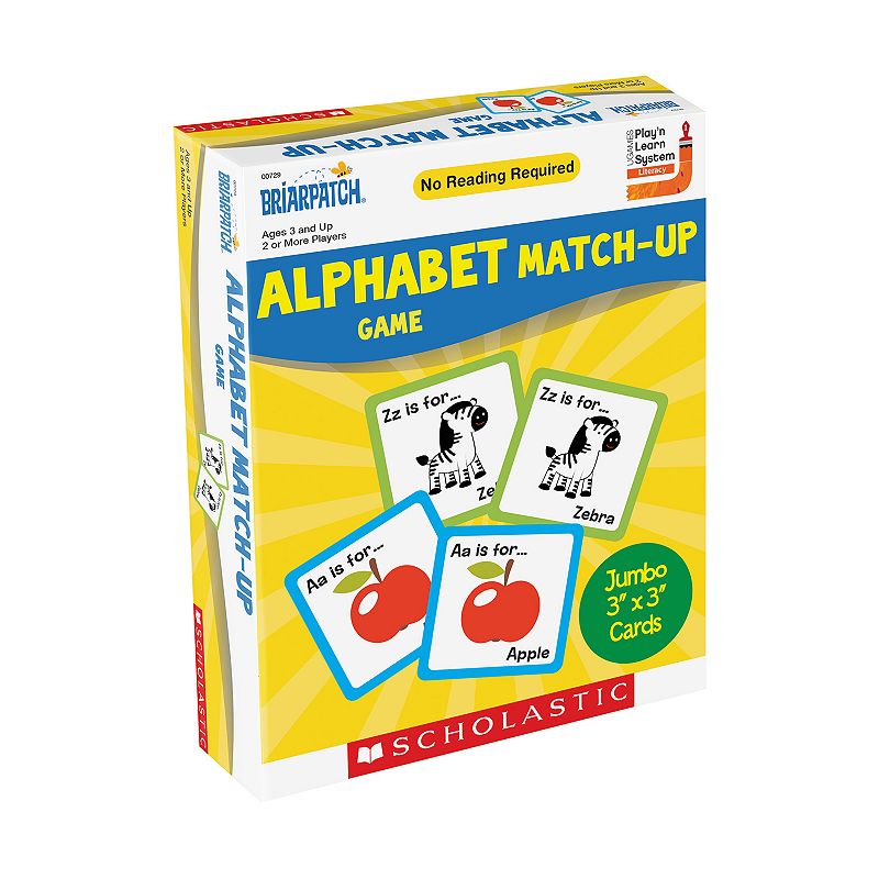 Briarpatch Scholastic Alphabet Match-Up Game, Multicolor