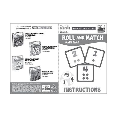 Briarpatch Scholastic Roll and Match Math Game