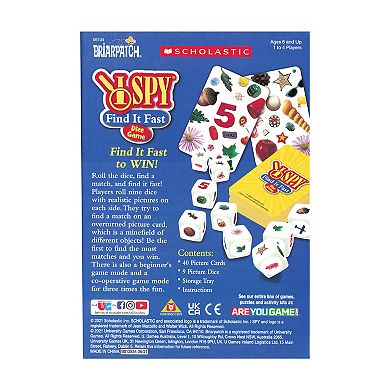 Briarpatch I SPY Find It Fast Dice Game