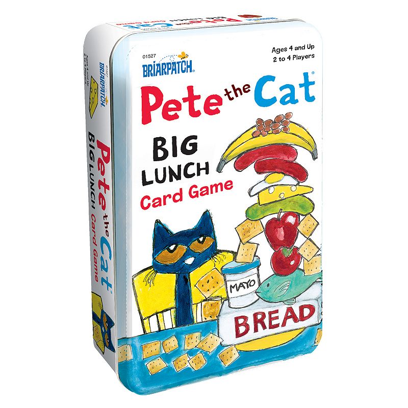 Briarpatch Pete the Cat Big Lunch Card Game Tin, Multicolor