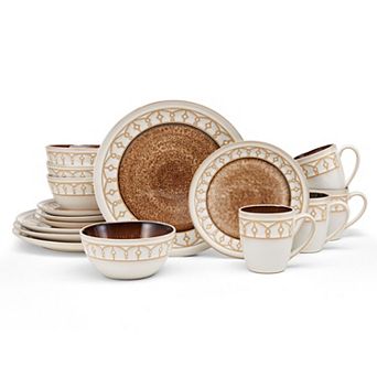 Pfaltzgraff Remi Beige 16 pc Dinnerware Set