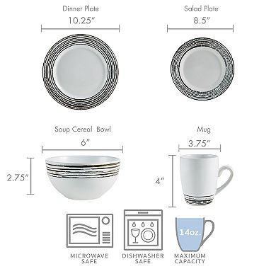 Pfaltzgraff Bryson 16-pc. Dinnerware Set