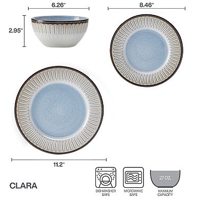 Pfaltzgraff Clara 12-pc. Dinnerware Set