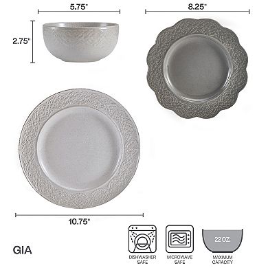 Pfaltzgraff Gia 12-pc. Dinnerware Set