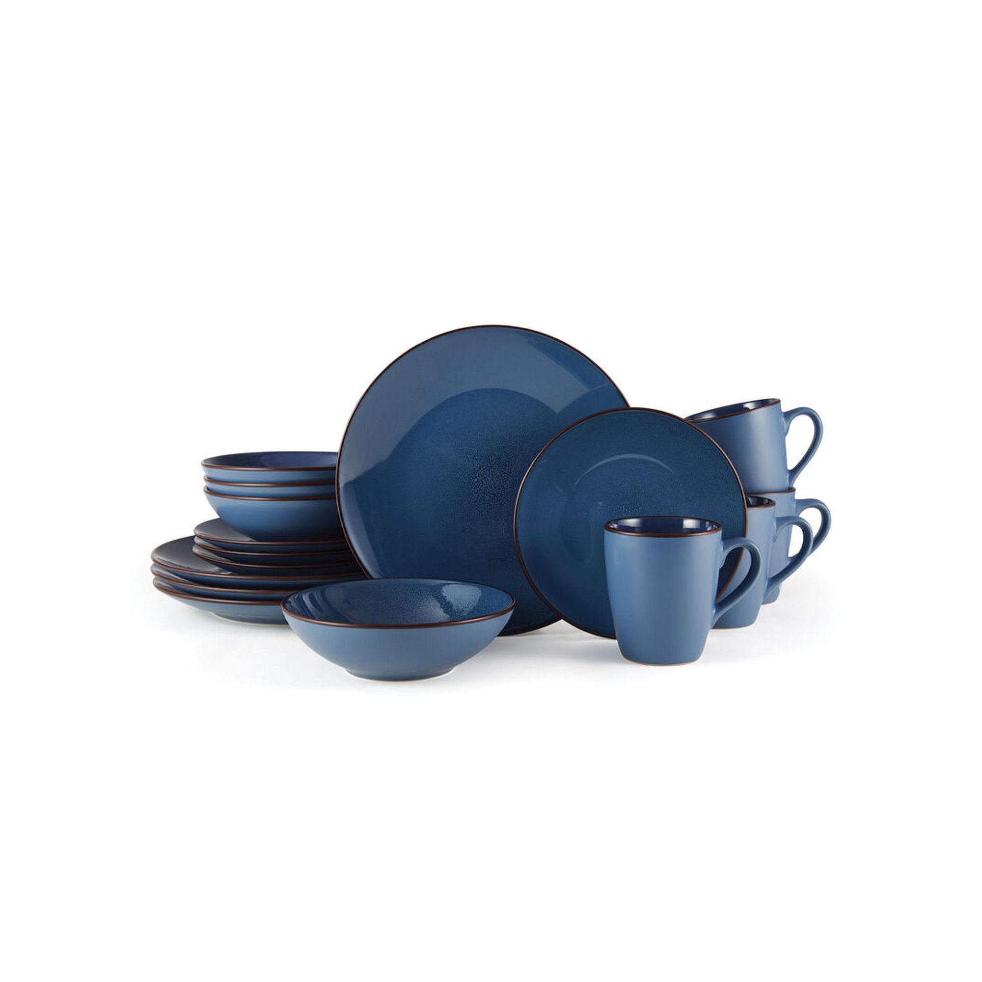 Pfaltzgraff Pierce 16-pc. Dinnerware Set, Blue
