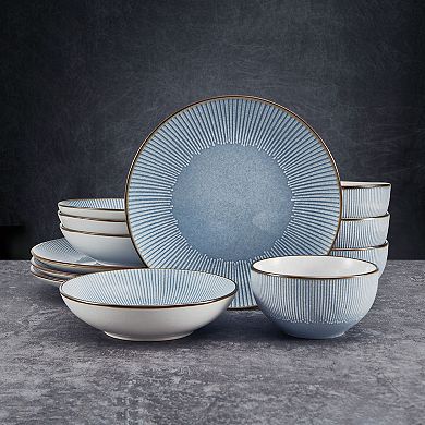 Pfaltzgraff Arlie Gray 12-pc. Dinnerware Set