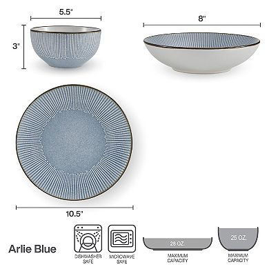 Pfaltzgraff Arlie Gray 12-pc. Dinnerware Set