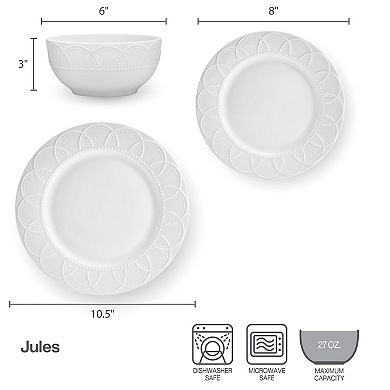 Pfaltzgraff Jules 12-pc. Dinnerware Set