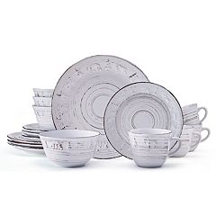 Pfaltzgraff Hayden Grey 12-Piece Dinnerware Set