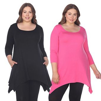 Plus Size Essential Makayla 2-Pack Tunic Top
