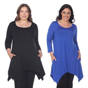Plus Size Essential Makayla 2-Pack Tunic Top