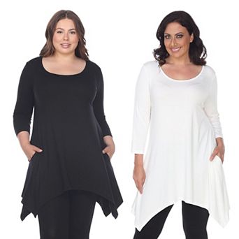 Plus Size Essential Makayla 2-Pack Tunic Top