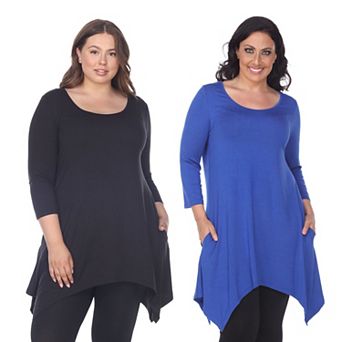 Plus Size Essential Makayla 2-Pack Tunic Top