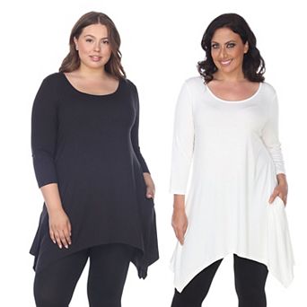 Plus Size Essential Makayla 2-Pack Tunic Top
