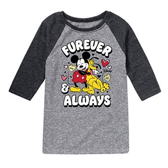 Disney's Furever & Always Boys 8-20 Raglan Tee